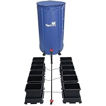 AutoPot 12 Pot Easy2Grow Kit كبيرة مع 3.9 Gal Pots و 25 Gal FlexiTank Indoor، Blacl