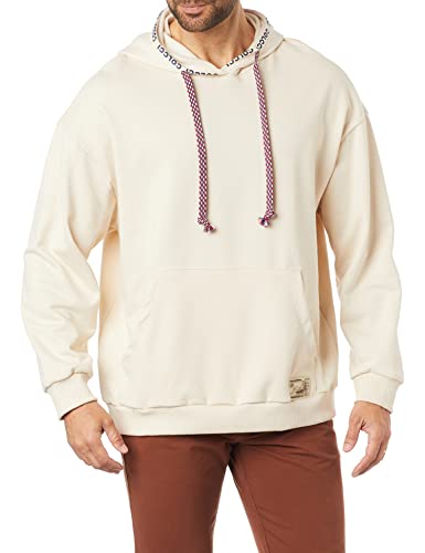 Blusa de moletom com Capuz, Colcci, Masculino, Bege Gipsy, P