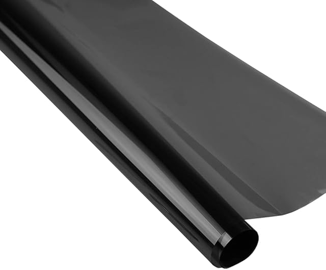 ETOPARS 76cmx3m 5% VLT Black Smoke Car Window Tint Film Roll Van Vehicle Home Office Glass Solar Film Tinting Heat Insulation Sun Protection