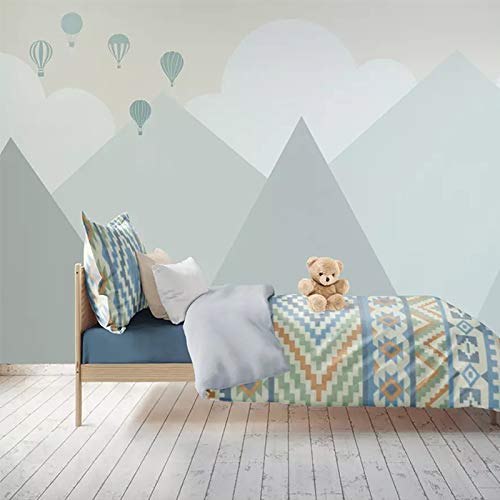 Fototapete Tapete Wanddeko Home Decor-Nordic Junge Schlafzimmer Tapete Kinderzimmer Tapete Mädchen Zimmer Cartoon Hintergrund Wanddekoration Benutzerdefinierte Mural Papier 400 Cm X 250 Cm (118,1 By 8