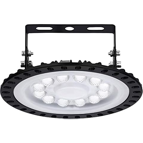 50W UFO LED High Bay Light, IP65 Waterproof Cool White Led Workshop Light,Ultra Thin LED Warehouse Lighting,6000K-6500K Commercial Bay Light for for Home, Commercial, Industrial Use Cover
