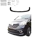 Frontlippe Frontspoiler kompatibel mit RENAULT Trafic X82 2014-2018 mit ABE TÜV Schwarz Glänzend Frontlippe Frontspoiler kompatibel mit RENAULT Trafic X82 2014-2018 mit ABE TÜV Schwarz Glänzend