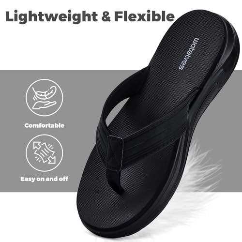 Image of WateLves Girls Flip Flops Non-Slip Casual Thong Sandals Summer Sandal Shoes for Beach Swim Pool (Little Kid /Big Kid)