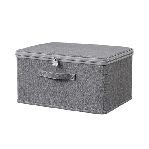 ACESOME - Scatola con serratura a combinazione, per caramelle, giocattoli (45 x 35 x 26 cm)