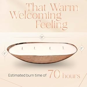 Copper Luxury Candle - Gardenia Tuberose Scented Luxury Candles for Home, 12x5x2 Inch Copper Vessel for Women and Men, Fancy 4 Wick for All Occasions Copper Luxury Candle Gardenia Tuberose Scented Luxury Candles for Home 12x5x2 Inch Copper Vessel for Women and Men Fancy 4 Wick for All Occasions