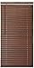 Achim Home Furnishings Luna 2-Inch Vinyl Blind, 33 by 64-Inch, Mahogany