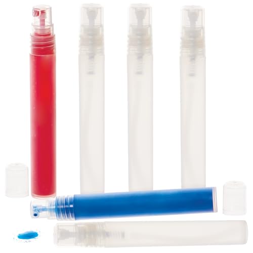 Baker Ross FN275 Sprühstifte - 6er-Pack, Sprühflaschen für Farben, Kleber und Tinte