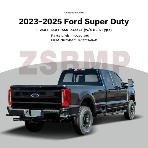 Image of Tail Lights Fit for 2023-2025 Ford F250 F350 Super Duty | Halogena Type Rear Light Accessories Rear Brake Lamp Signal Assembly OE:PC3Z13404D (No Blind Spot, Right Passenger Side)