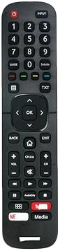 TV Remote Control for Hisense 55K390T2 55M5010UW 55M6000UW 43A6100UW 43K300UW HX55K303F 55M7030UWG 43N2170PW 43N3000UW 49A5700PW 49K300UW 49K3110PW HD Smart Television