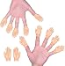 NextClimb Tiny Hand Finger Puppets (Pack of 12 – 6 Right & 6 Left) – Little Finger Props for Hands – Halloween Hand Prop Accessories – Mini Prank Hand & Gag Gifts for Adults