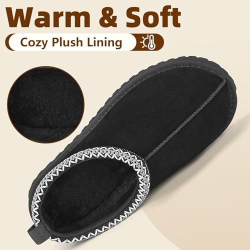 Mishansha Women’s Winter Slippers Warm Fleece Lined Home Slipper, Cozy Indoor Outdoor House Shoes with Non-Slip Sole3