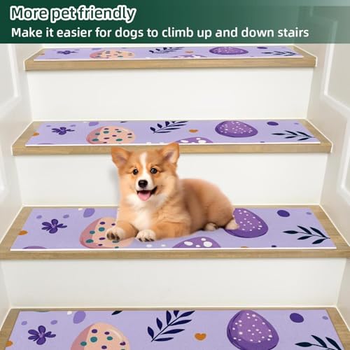 Alfombras CHENZZZZ de peldaños de madera para mascotas en escaleras interiores 6