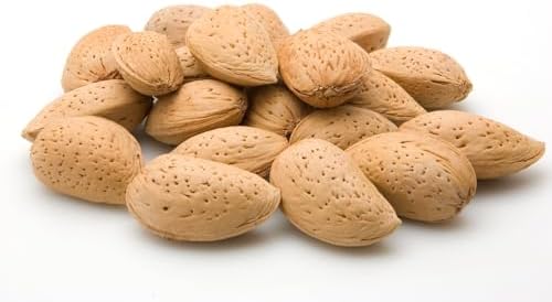 Jumbo California Almonds In Shell – 5 lbs (80oz) Premium Quality Kosher Raw Almonds By We Got Nuts - Natural & Healthy Rich Flavor Snack - Whole,& Unsalted –