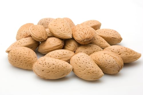 Jumbo California Almonds In Shell – 5 lbs (80oz) Premium Quality Kosher Raw Almonds By We Got Nuts - Natural & Healthy Rich Flavor Snack - Whole,& Unsalted –