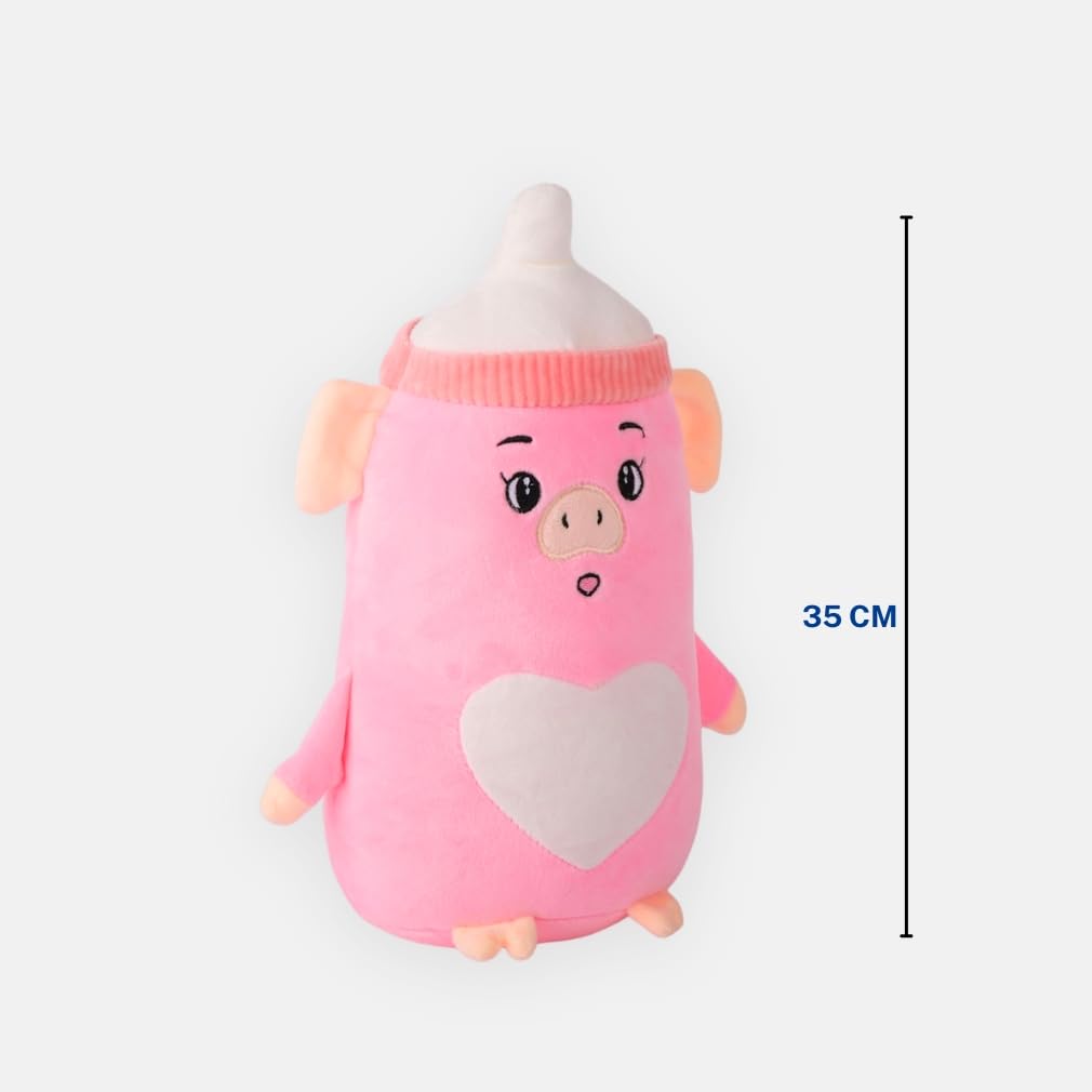 Dukiekooky Cute Pig Plush Toy|Soft Stuffed Animal|for Boys & Girls | Ideal for Gifting & Special Occasions | Hight- 30 CM 1