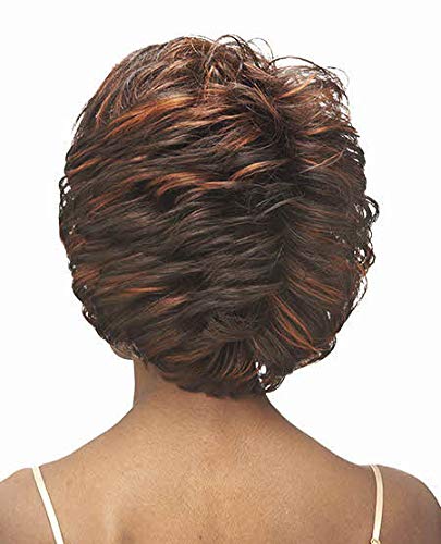 Stacy (1B Off Black) - Vanessa Synthetic Short Full Wig #TOP2