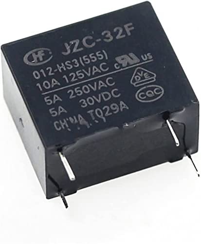 Relé HF32F 5A con conmutación eficiente de 250VAC en formato compacto 6