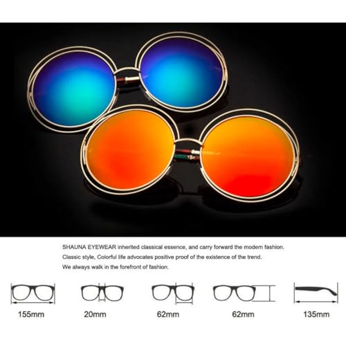 Lunettes de soleil rondes pour masquer la fatigue des yeux - 4