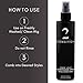Jon Renau Fiber Love Synthetic Conditioning Spray, 8.5 oz – Leave-In Conditioner for Wigs, Toppers & Hair Extensions – Detangles, Restores Shine & Protects Synthetic Fiber