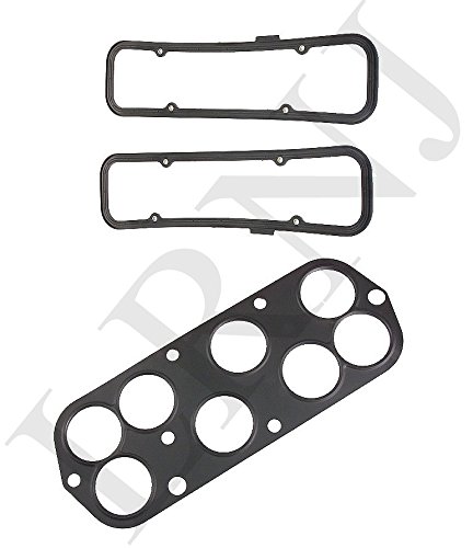 ALLMAKES/BRITPART Set of 2 Valve Cover GASKETS and Intake Plenum Gasket Compatible with Land Rover Discovery 2 Part # LVC100260 & ERR6621