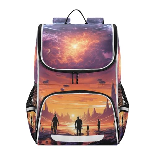 Mochila de viaje con temática space star perfecta para escapadas de fin de semana y ocio