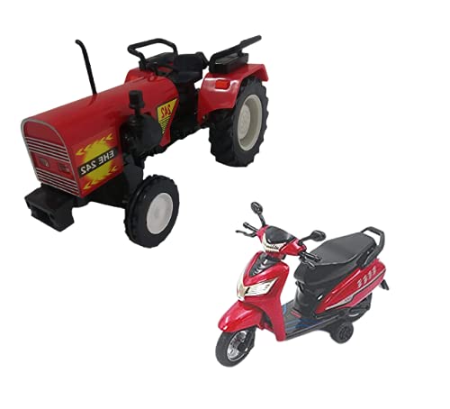 Image of Amisha Gift Gallery All New Active Scotty Scooter Toy with Tractor (Colour May Vary)