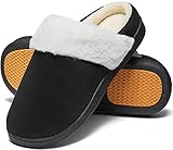 El forro de las zapatillas de espuma viscoelástica está hecho de felpa, que es transpirable y asegura los pies calientes. El material suave y de fácil cuidado es cómodo y mantiene los pies secos en todo momento.