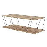 Mesa de centro estructura de metal wellhome.