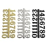 【 et pratique 】 Fabriqué en matériaux, le kit de chiffres d'horloge assure durabilité et praticité. Il est parfait pour réparer ou remplacer des pièces d'horloge, offrant une solution fiable pour maintenir et améliorer la fonctionnalité de l'horloge.