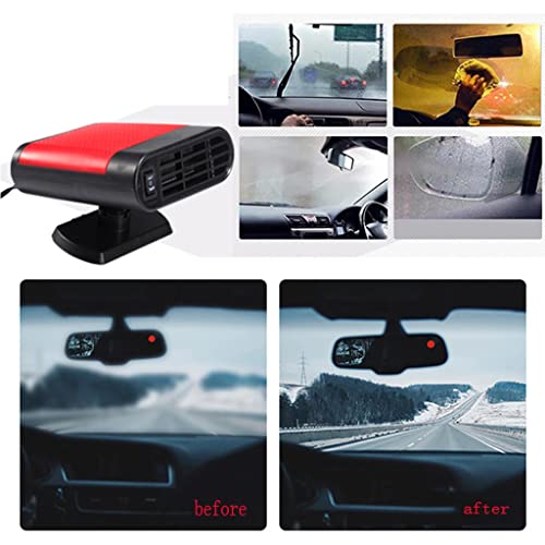 12V Portable Heating Cooling Heater Fan Car Auto Defroster Demister 150W Red 9 41mo7f1dNcL