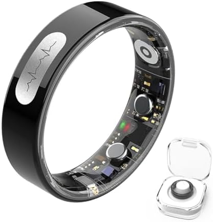 Anillo Inteligente para Hombre Y Mujer, Anillo de Fitness con Mon...