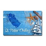 🌊 FÜR NORDSEEFANS – Der meeresblaue Sankt Peter Ording Magnet lässt SPO-Liebhaber Herzen höher schlagen. Ob Geschenk zum Geburtstag, Ostergeschenk oder Weihnachtsgeschenk für Mann, Frau, Freundin, Kollegin, Reiseliebhaber, Bürokollegen, Mutter, Erzieher, Vater, Lehrer und alle, die Land, Strand und Meer lieber in der Natur entdecken statt auf der Welt- oder Landkarte.