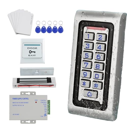 AccessShield Système de contrôle d'accès étanche, avec Interrupteur de déverrouillage