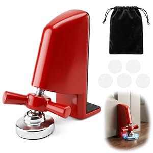 Portable Security Door Lock Stopper, Hotel Door Locks for Floor, Doors Stopper for Travelers Security, Anti Theft Door Blocker Portable Doors Stoppers Locks for Bottom of Door for Home Apartment
