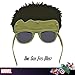 Sun-Staches Avengers Official Hulk Sunglasses UV400 Marvel Costume Accessory Mask One Size Fits Most