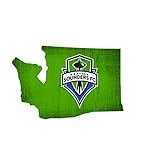 Fan Creations MLS Seattle Sounders FC Unisex Seattle Sounders Team Color Logo State Sign, Team Color, One Size