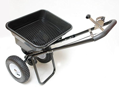 Preisvergleich Produktbild Profi Salzstreuer - Düngerstreuer - Schleuderstreuer 45 Liter / 36 kg mit Luftbereifung