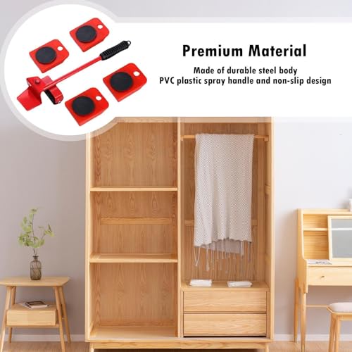 Herramienta de elevación multifunción de alta carga para mover muebles pesados de acero resistente 4