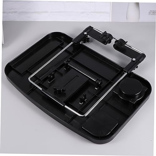 Tablette support ordinateur portable voiture siège pliable noir - 5