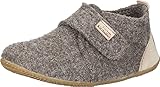 Material: Wolle Living Kitzbühel Babyklettschuh Naturwolle - Braun Wolle