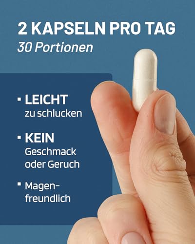 Magnesium Bisglycinat mit Vitamin B6 – Hochdosiert 1500 mg - 120 Kapseln – Ansicht 6