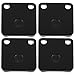 Caltric Brake Pads Compatible with Kawasaki Prairie 300 Kvf300 2X4 4X4 1999-2002 Front Brakes