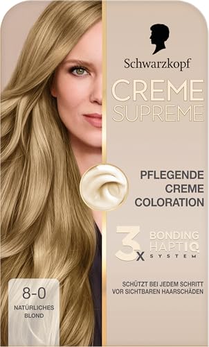 Creme Supreme Pflegende Creme Coloration 8-0 Natürliches Blond