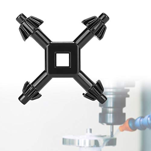 Clé de Mandrin de Perçage, Clé en Croix-de-Mandrin Multifonctionnelle, 4 en 1, Acier, Remplacement pour Perceuse Outil Électrique Sans Fil