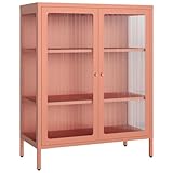 skølm Norns Metallkommode mit Glastüren – Vitrinenschrank...