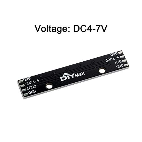 10 unidades LED RGB WS2812B 5 metros miniatura 3