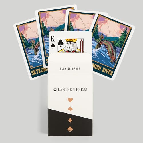 Baraja de Poker Fly Fishing Scene 52 cartas miniatura 6
