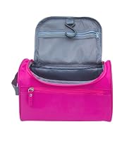 ONEGenug Kulturbeutel Reise Kulturtasche Herren & Damen Kosmetiktasche Zum Aufhängen Waschtasche für Jungen & Mädchen Rose – Ansicht 2