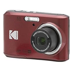 KODAK Pixpro - FZ45 - Cámara Digital Compacta de 1...: Alta resolución de 16.44 megapíxeles: Captura imágenes claras y detalladas, ideales para fotos de alta calidad. Pantalla LCD de 2.7 pulgadas: Visualiza y revisa tus fotos con facilidad en una pantalla nítida y de buen tamaño. Grabación de video en 12...