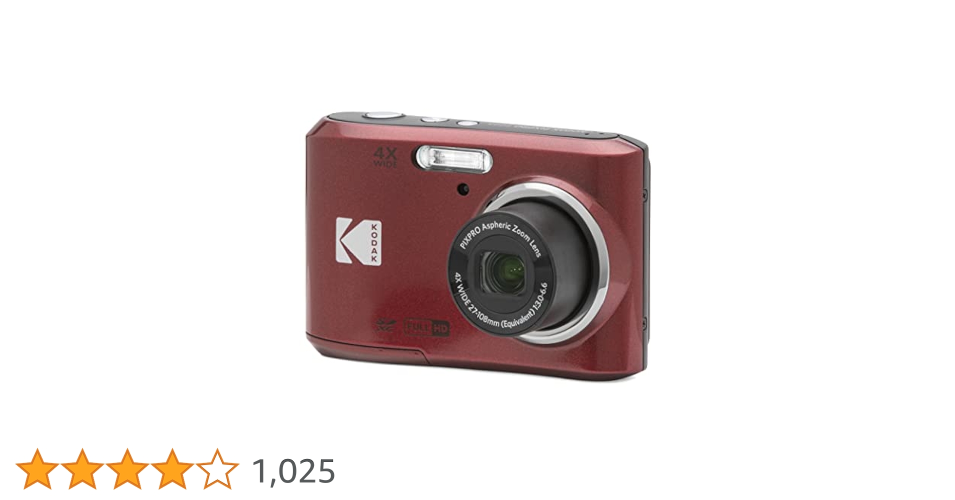 Kodak コンパクトデジタルカメラ フルHD Amazon | KODAK (コダック) PIXPRO 使いやすい ズーム FZ55-BL